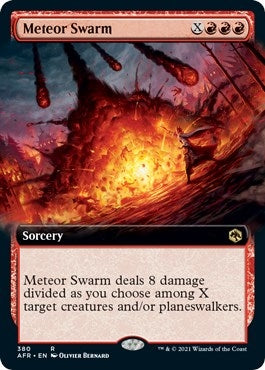 Meteor Swarm (Extended Art) (380) [AFR] - MTG Single