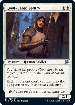 Keen-Eared Sentry (22) [AFR] - MTG Single
