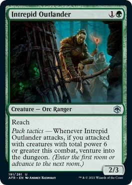 Intrepid Outlander (191) [AFR] - MTG Single