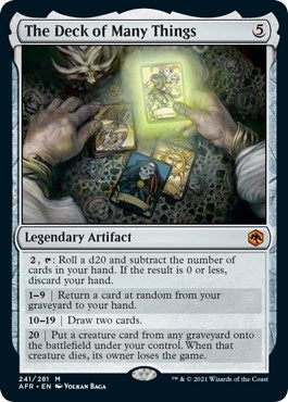 The Deck of Many Things (241) [AFR] - MTG Single