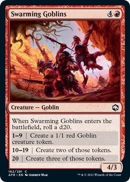 Swarming Goblins (162) [AFR] - MTG Single
