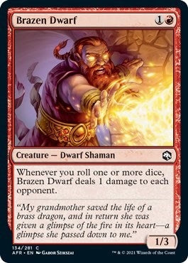 Brazen Dwarf (134) [AFR] - MTG Single