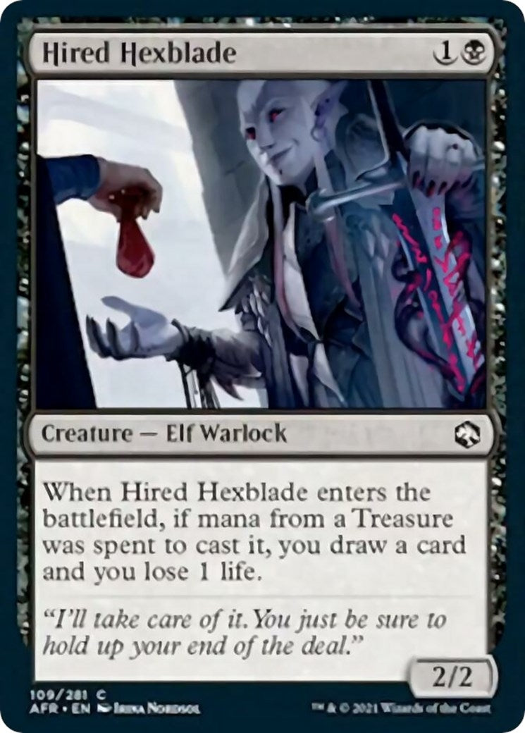 Hired Hexblade (109) [AFR] - MTG Single