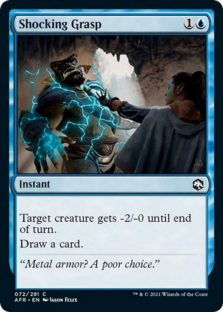 Shocking Grasp (72) [AFR] - MTG Single