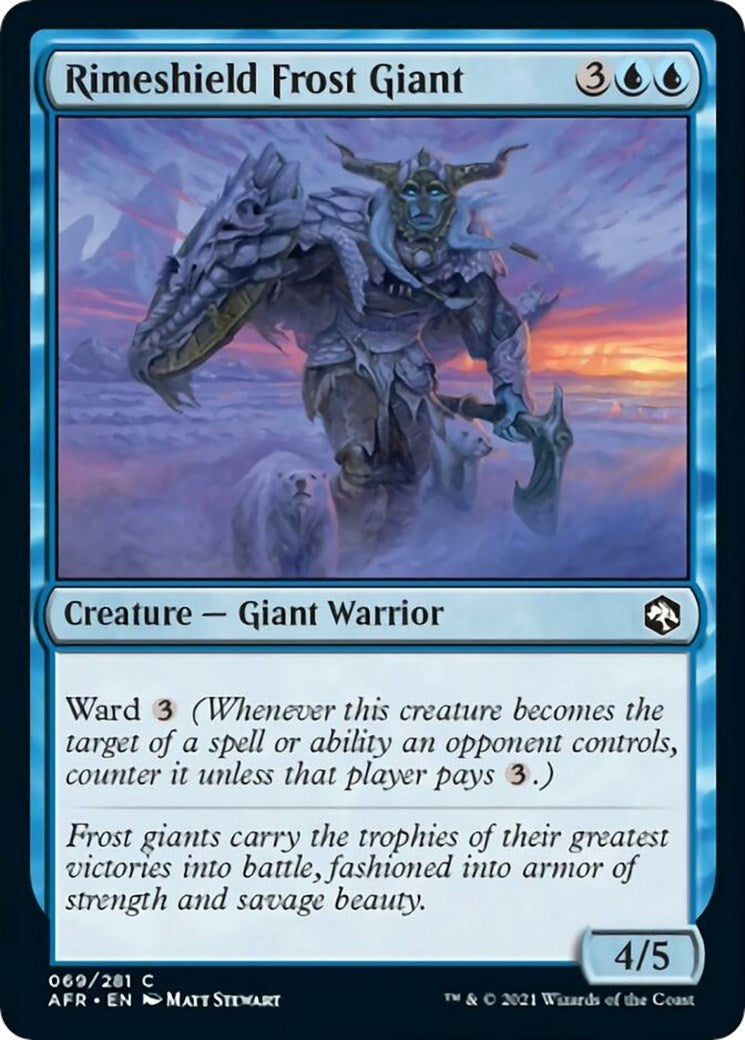Rimeshield Frost Giant (69) [AFR] - MTG Single