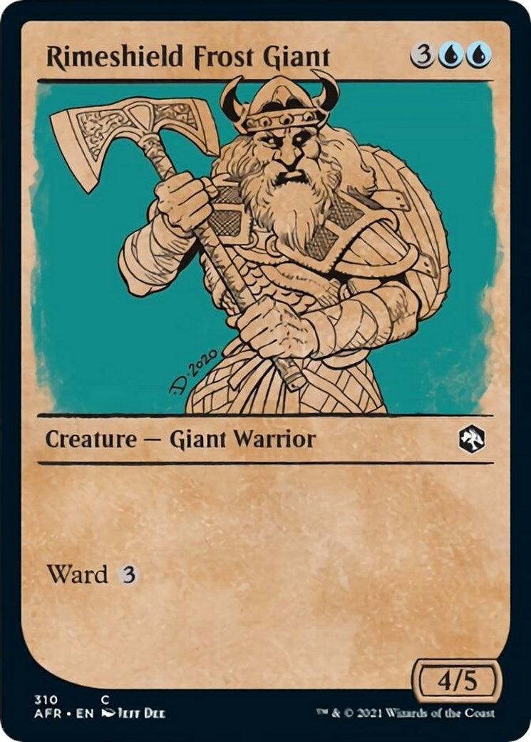 Rimeshield Frost Giant (Showcase) (310) [AFR] - MTG Single