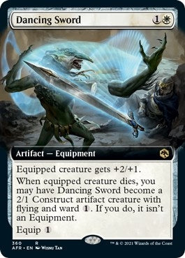 Dancing Sword (Extended Art) (360) [AFR] - MTG Single