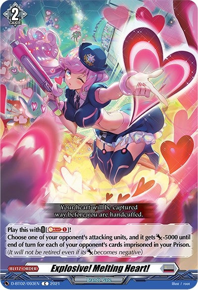 Explosive! Melting Heart! (2093) [D-BT02] - Cardfight Vanguard Single