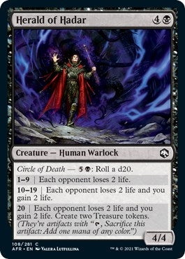 Herald of Hadar (108) [AFR] - MTG Single