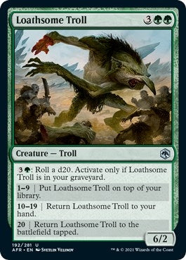 Loathsome Troll (192) [AFR] - MTG Single