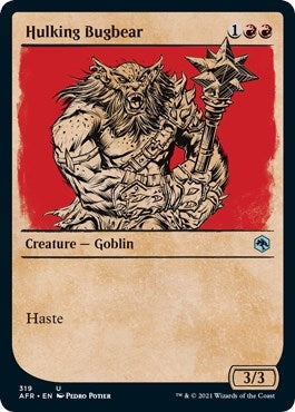 Hulking Bugbear (Showcase) (319) [AFR] - MTG Single