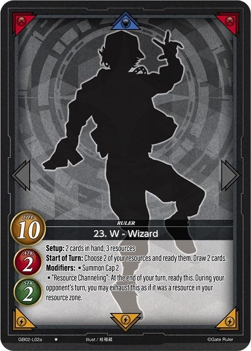 23. W - Wizard (A) (202) [GB02] - Gate Ruler Single