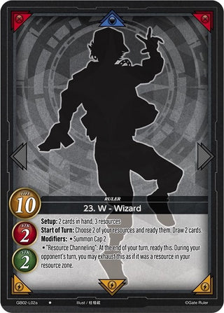 23. W - Wizard (A) (202) [GB02] - Gate Ruler Single