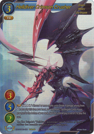 Helldiver Crimson Crusher (Full Art) (2021) [GB02] - Gate Ruler Single