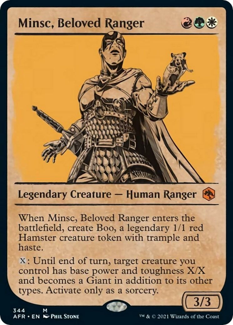Minsc Beloved Ranger (Showcase) (344) [AFR] - MTG Single