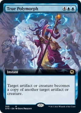 True Polymorph (Extended Art) (369) [AFR] - MTG Single