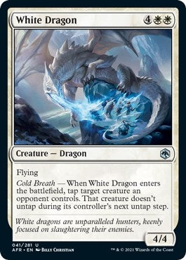 White Dragon (41) [AFR] - MTG Single
