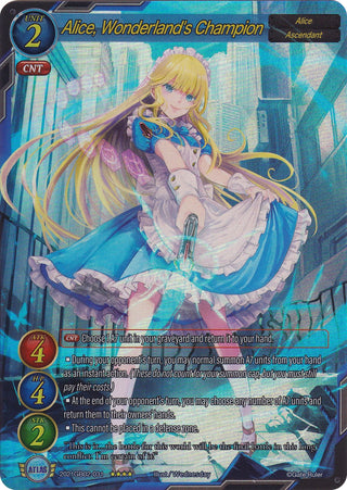 Alice Wonderland’s Champion (Full Art) (2021) [GB02] - Gate Ruler Single