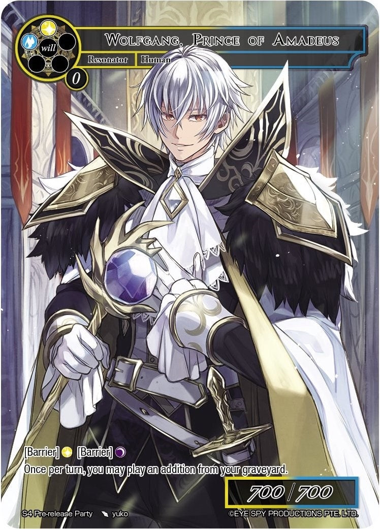 Wolfgang Prince of Amadeus (4) [PRO] - Force of Will Single