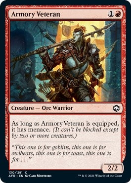 Armory Veteran (130) [AFR] - MTG Single