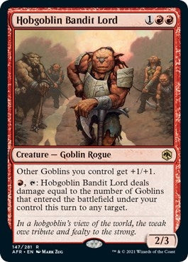 Hobgoblin Bandit Lord (147) [AFR] - MTG Single