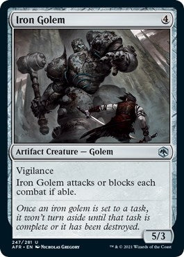 Iron Golem (247) [AFR] - MTG Single