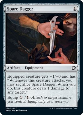 Spare Dagger (250) [AFR] - MTG Single