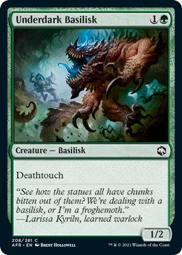 Underdark Basilisk (208) [AFR] - MTG Single