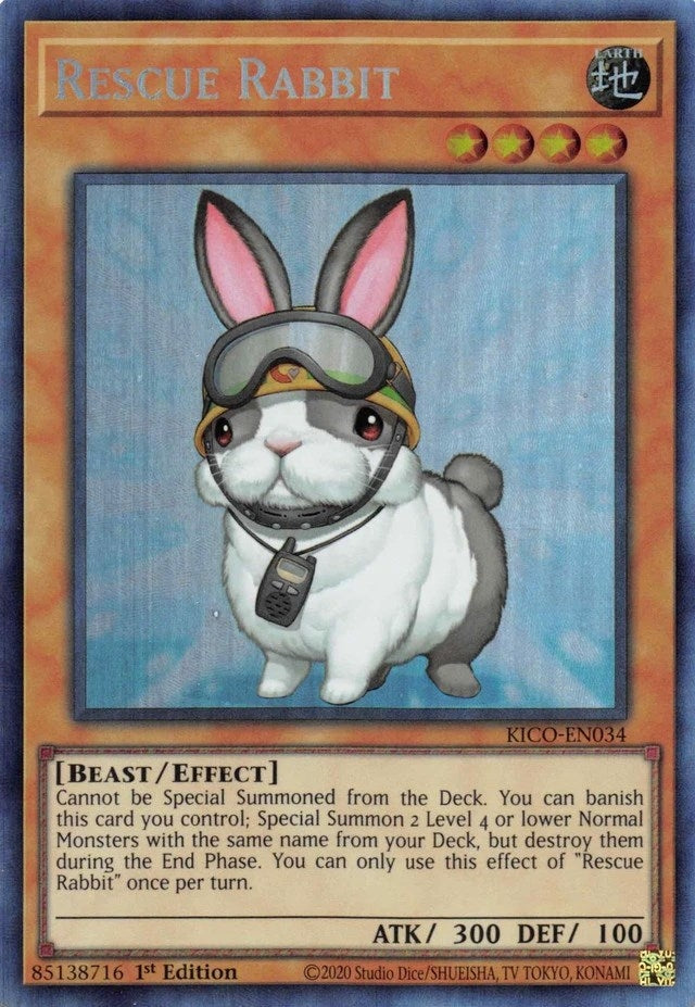 Rescue Rabbit (CR) (34) (KICO) - YuGiOh Single