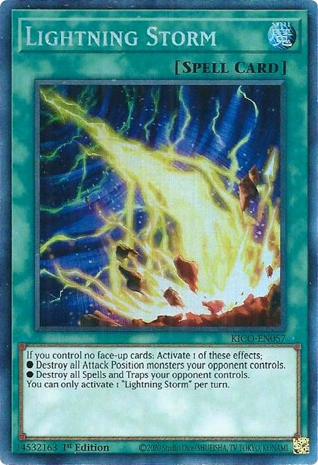 Lightning Storm (CR) (57) (KICO) - YuGiOh Single
