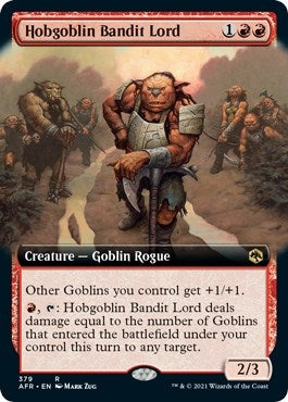 Hobgoblin Bandit Lord (Extended Art) (379) [AFR] - MTG Single