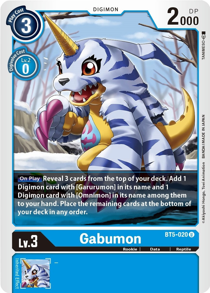 Gabumon (5020) [BT05] - Digimon Card Game Single