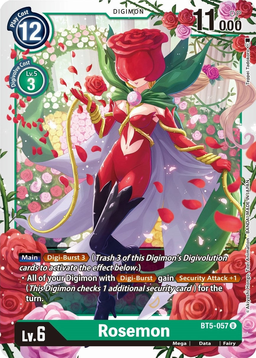 Rosemon (5057) [BT05] - Digimon Card Game Single