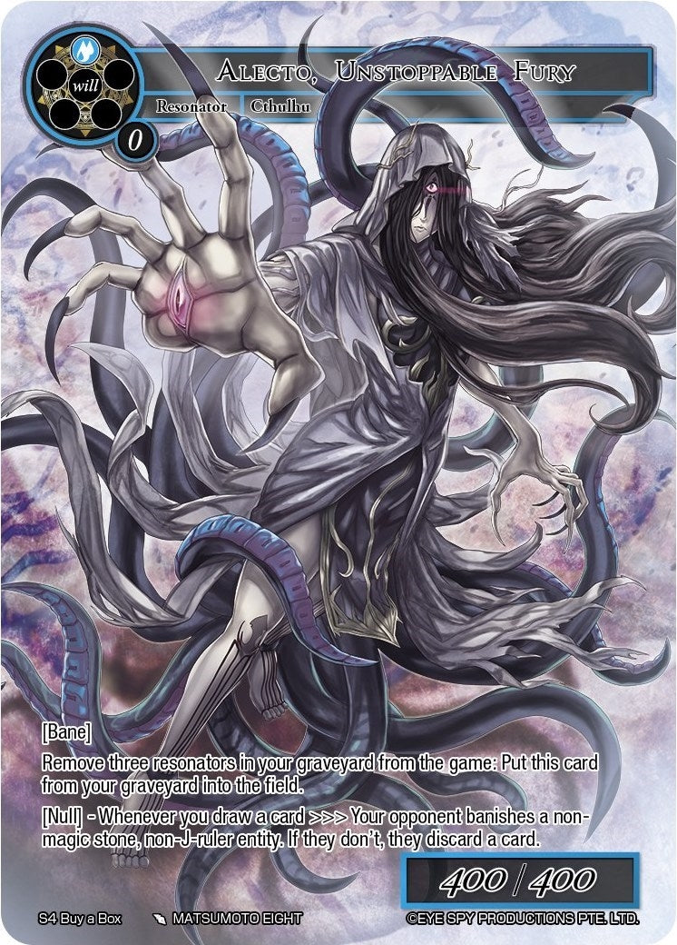 Alecto Unstoppable Fury (4) [PRO] - Force of Will Single