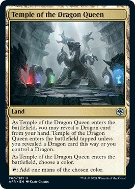 Temple of the Dragon Queen (260) [AFR] - MTG Single