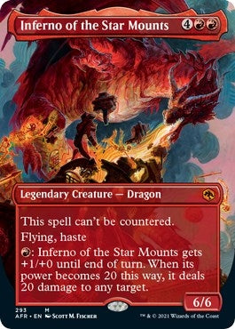 Inferno of the Star Mounts (Borderless) (293) [AFR] - MTG Single