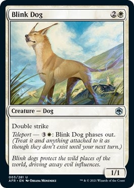Blink Dog (3) [AFR] - MTG Single