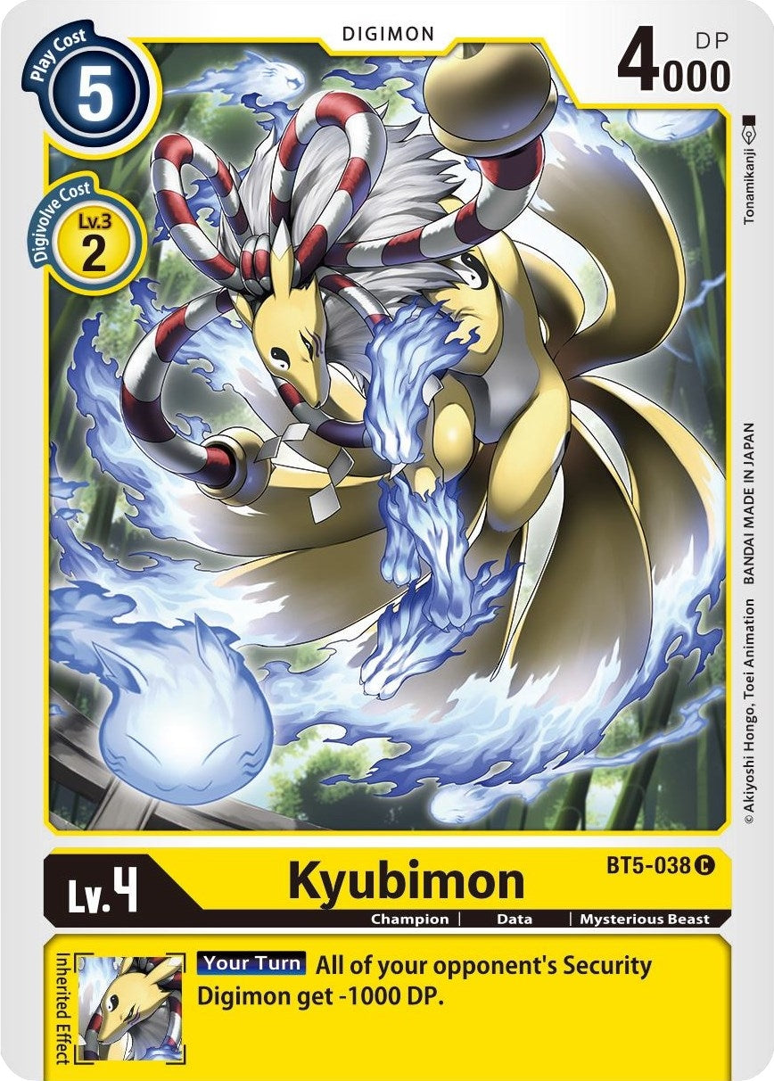 Kyubimon (5038) [BT05] - Digimon Card Game Single