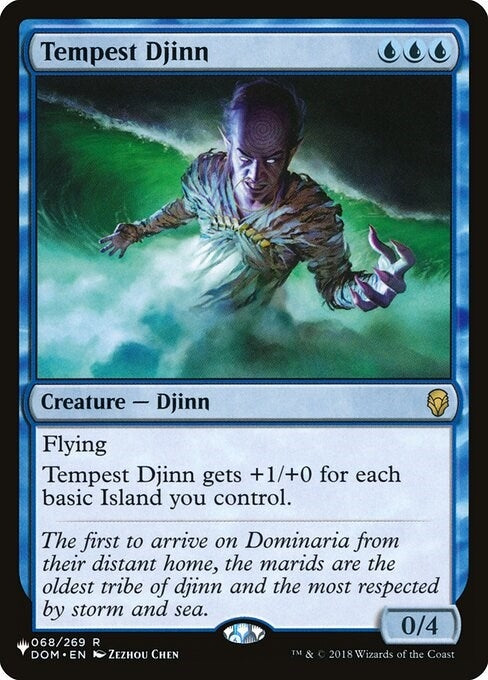 Tempest Djinn (68) [LIST] - MTG Single