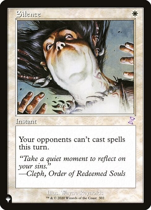 Silence (302) [LIST] - MTG Single
