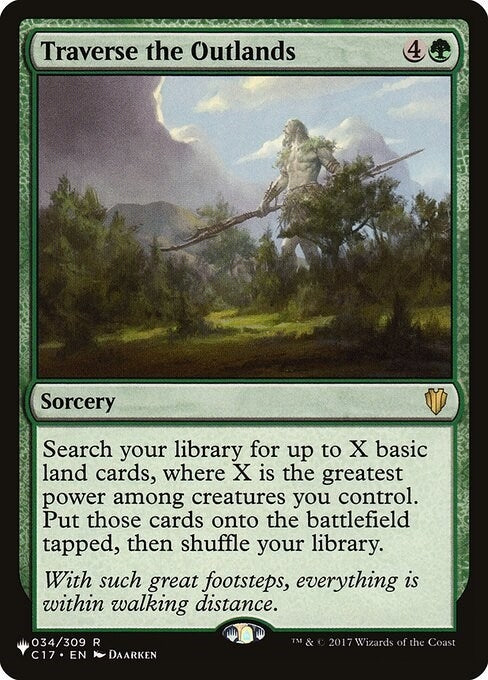Traverse the Outlands (34) [LIST] - MTG Single