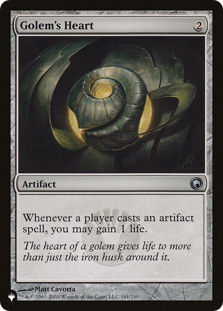 Golem’s Heart (161) [LIST] - MTG Single