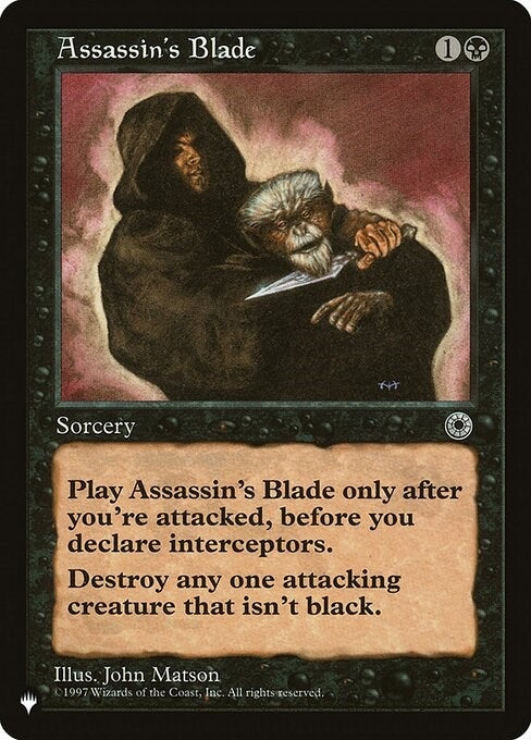 Assassin’s Blade [LIST] - MTG Single