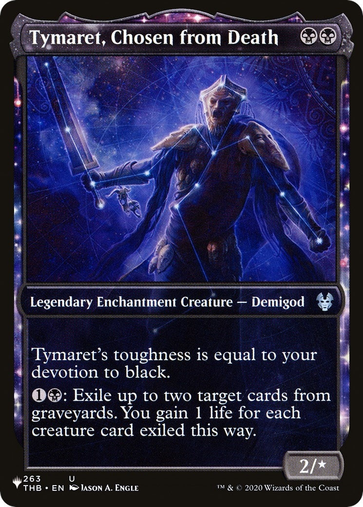 Tymaret Chosen from Death (Showcase) (263) [LIST] - MTG Single