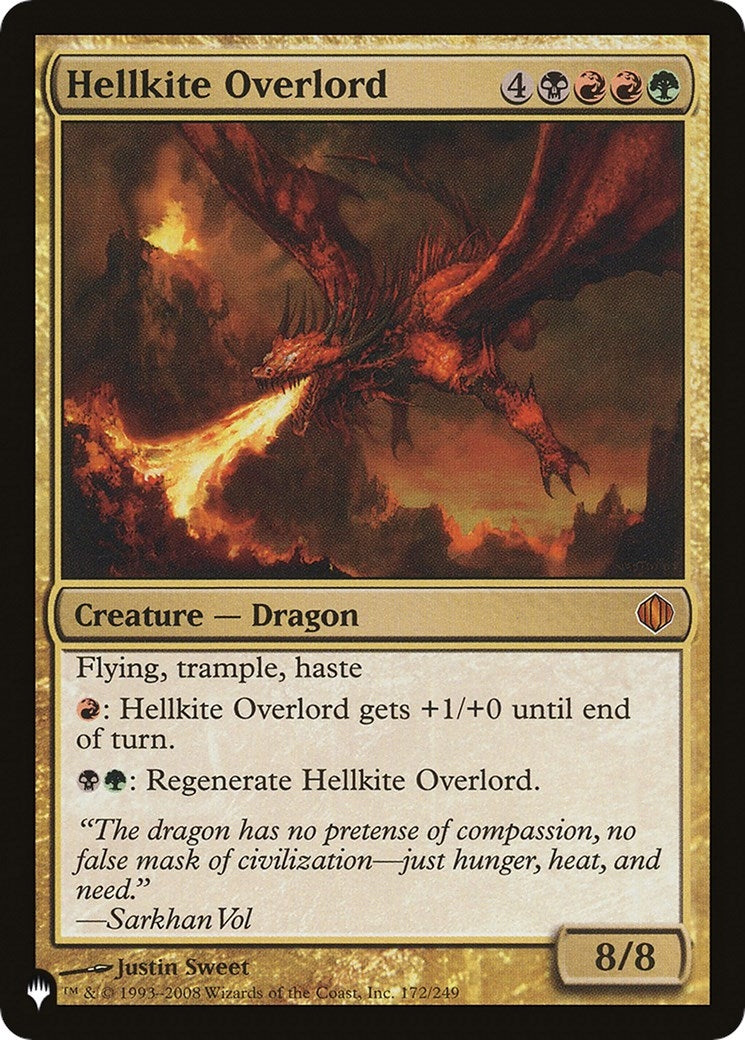 Hellkite Overlord (172) [LIST] - MTG Single