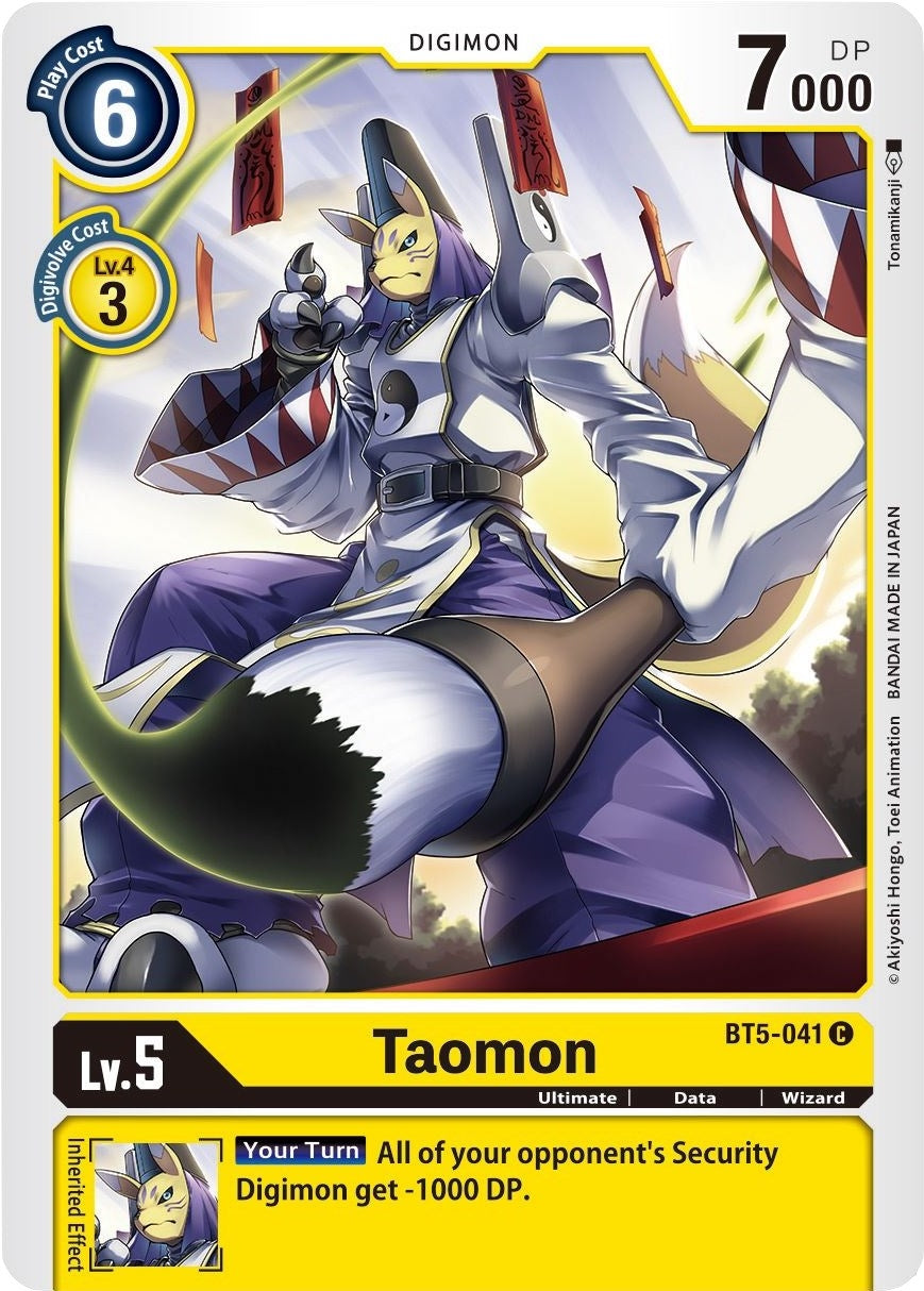 Taomon (5041) [BT05] - Digimon Card Game Single