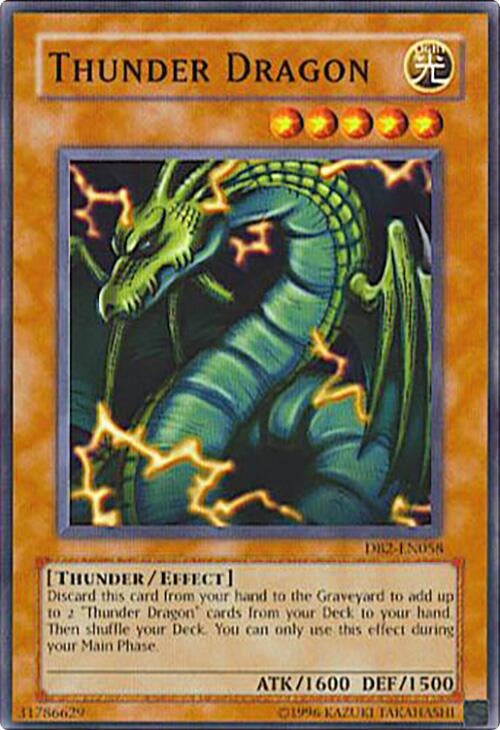 Thunder Dragon (2058) - YuGiOh Single