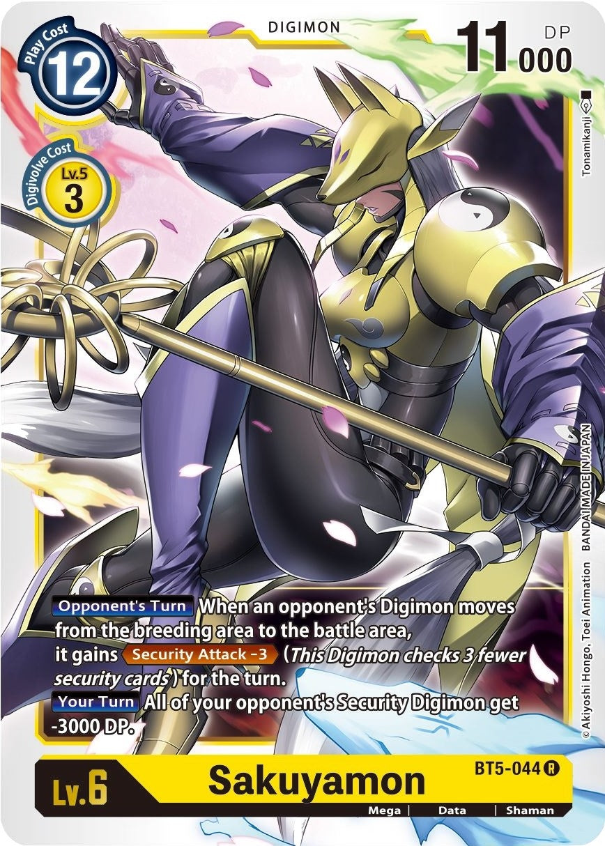 Sakuyamon (5044) [BT05] - Digimon Card Game Single