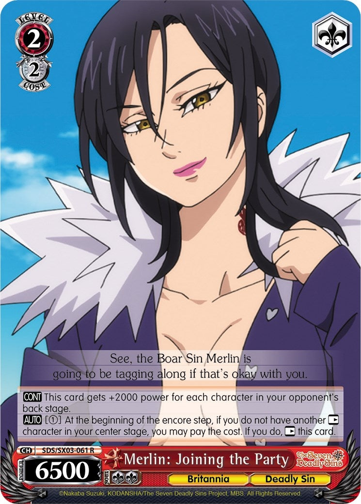 Merlin: Joining the Party (3061) [SDS/SX03] - Weiss Schwarz Single