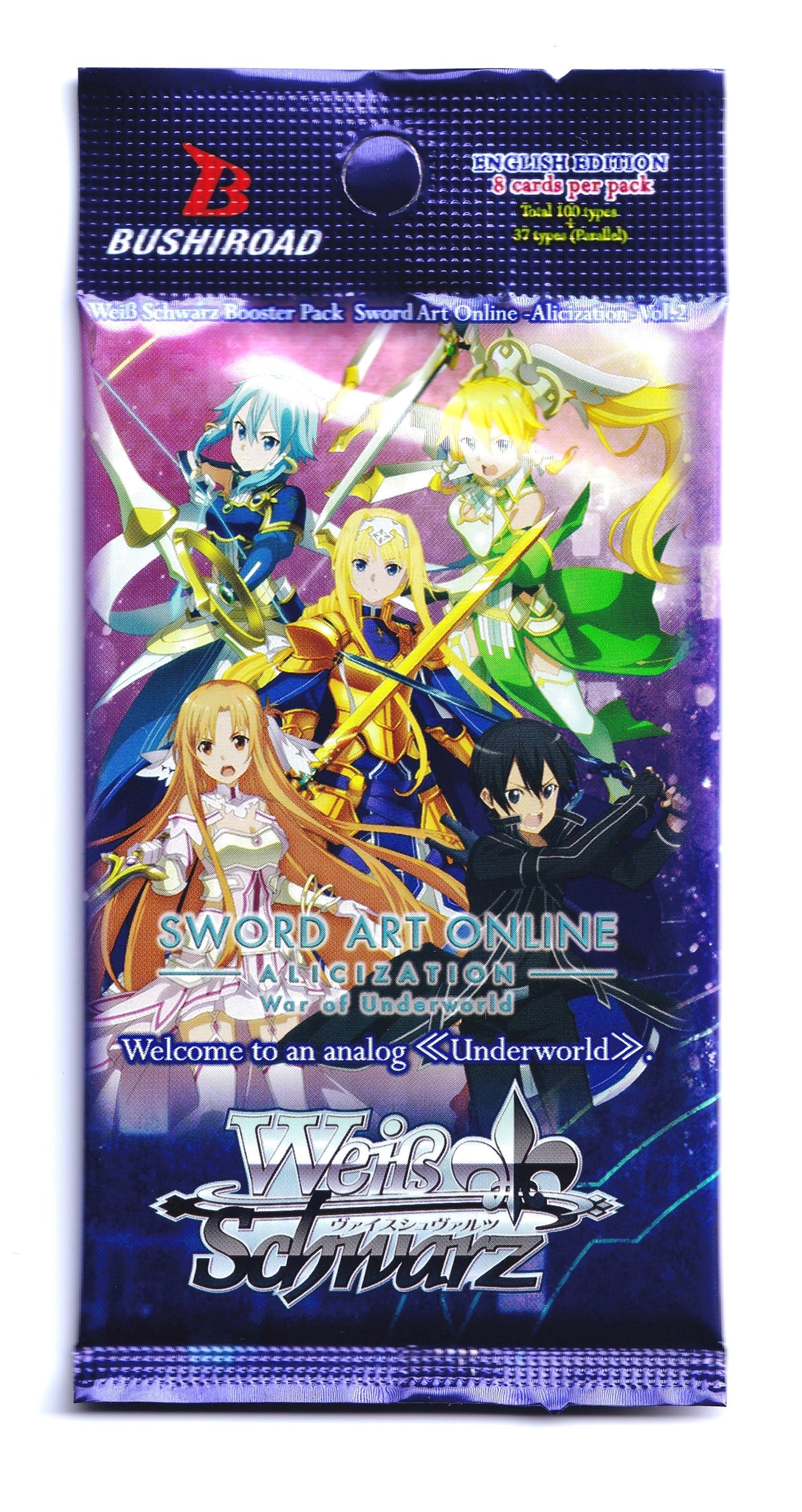 Sword Art Online -Alicization- Vol.2 Booster Pack [SAO/S80] - Weiss Schwarz Sealed